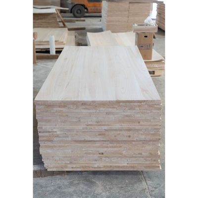 Tablas de madera sólida tabla de paulownia conjunta para diseño ecológico en interiores