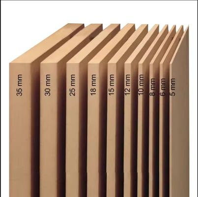 Diseño de muebles modernos 3mm 4mm 5mm 6mm 9mm 12mm 15mm 18mm Tablas de fibra hechas de pino