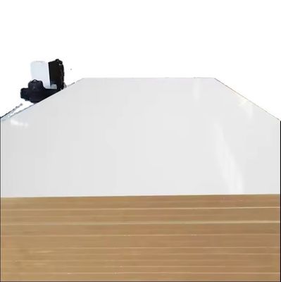 Normas de emisiones de formaldehído E1 Tabla MDF de madera laminada de melamina blanca