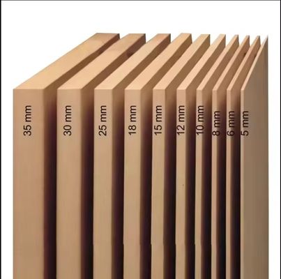 Normas de emisiones de formaldehído E1 Tabla MDF de madera laminada de melamina blanca