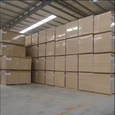 Normas de emisiones de formaldehído E1 Tabla MDF de madera laminada de melamina blanca