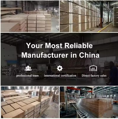 Normas de emisiones de formaldehído E1 Tabla MDF de madera laminada de melamina blanca