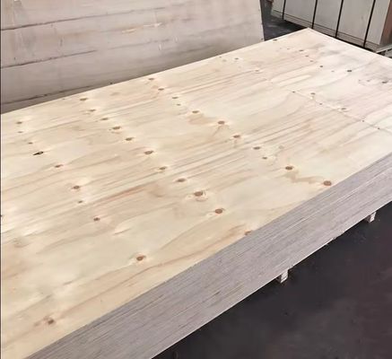 E1 18 mm 3/4 de doble cara de madera contrachapada de pino para el techo y la pared exterior