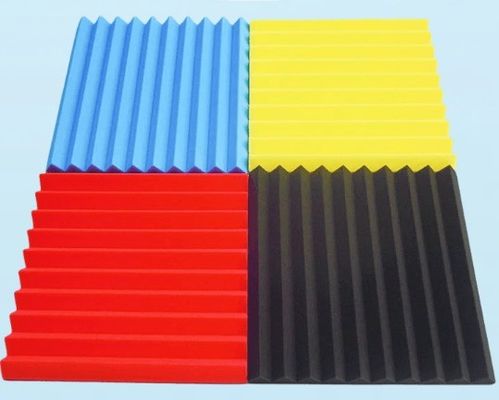 Panel de pared acústico de color personalizado para cine de absorción de sonido de espuma de estudio