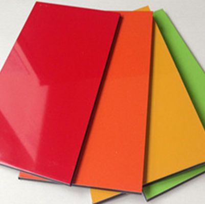 Revestimiento de paredes de color de alucobond a prueba de fuego para fachadas de edificios exteriores y flexibles