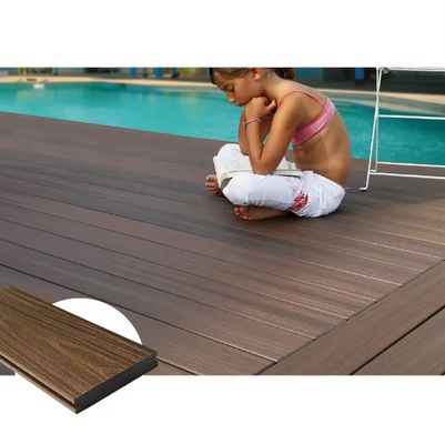18 mm de espesor Perra Madera Jardín exterior Patio Piscina Deco de madera compuesto
