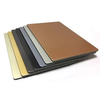 Panel compuesto de aleación de aluminio a prueba de fuego de 3 mm, 4 mm y 5 mm Exterior de hoja ACP de PE/PVDF usada
