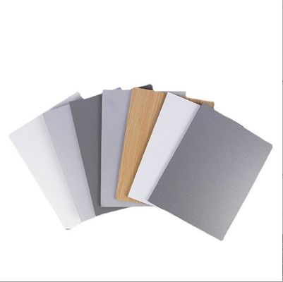 Panel compuesto de aleación de aluminio a prueba de fuego de 3 mm, 4 mm y 5 mm Exterior de hoja ACP de PE/PVDF usada