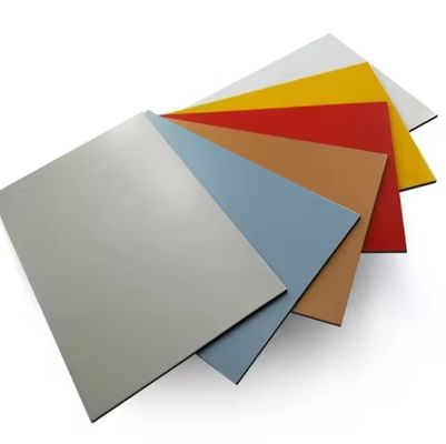 Panel compuesto de aleación de aluminio a prueba de fuego de 3 mm, 4 mm y 5 mm Exterior de hoja ACP de PE/PVDF usada